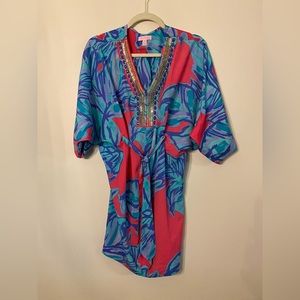 Lilly Pulitzer Embellished cover up